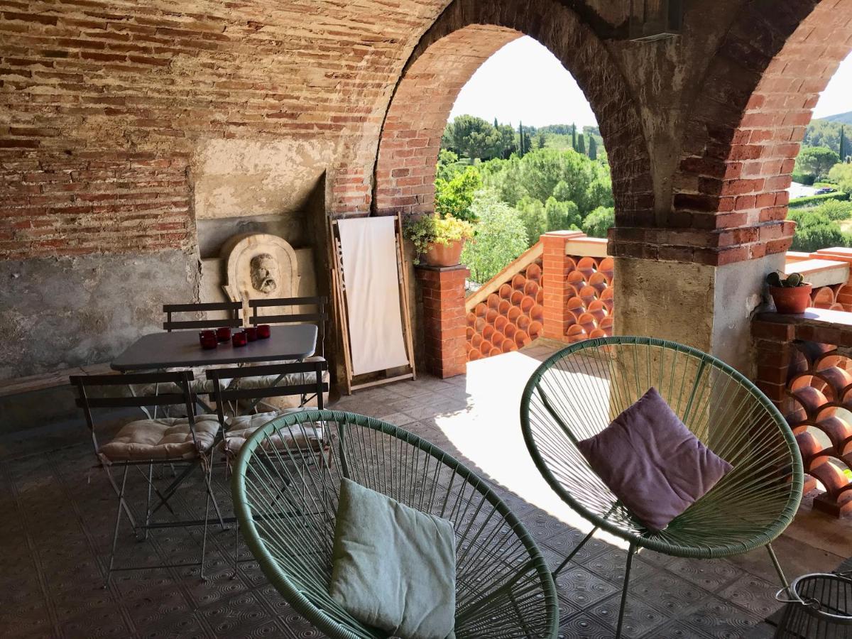 Studio De Charme Avec Grande Terrasse Vue Mer Le Castellet  Exteriér fotografie
